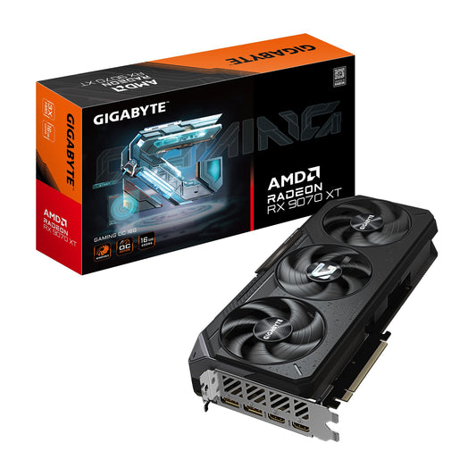 Gigabyte Radeonâ„¢ RX 9070 XT GAMING OC 16G, 20 Gbps, GDDR6, 256 bit, PCI-E 5.0, PSU 850W, 8 pin*3, DisplayPort 2.1a *2 HDMI 2.1b *2