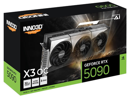 INNO3D nVidia GeForce RTX 5080 ICHILL X3 16GB GDDR7 2715MHz Boost Clock, RAM 30Gbps, 3xDP, 1xHDMI, 334x148x73mm