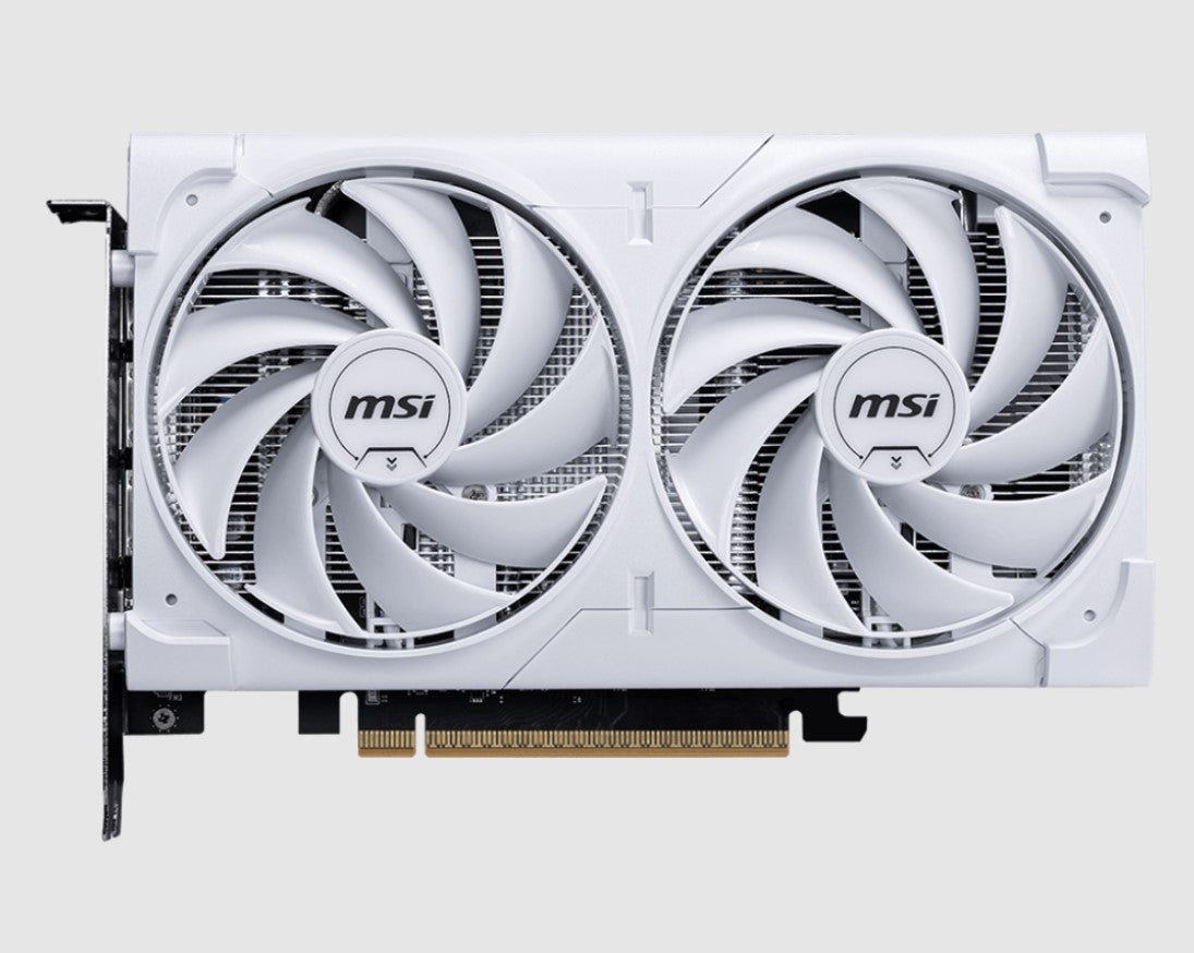 MSI nVidia GeForce RTX 5060 8G VENTUS 2X OC WHITE,  PCI ExpressÂ® Gen 5 x16, Boost: 2527 MHz, CUDA 3840 Units, 8GB GDDR7. HDMIâ„¢ x 1 (emabargo)