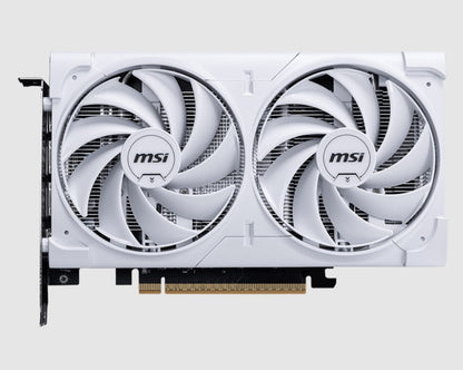 MSI nVidia GeForce RTX 5060 8G VENTUS 2X OC WHITE,  PCI ExpressÂ® Gen 5 x16, Boost: 2527 MHz, CUDA 3840 Units, 8GB GDDR7. HDMIâ„¢ x 1 (emabargo)