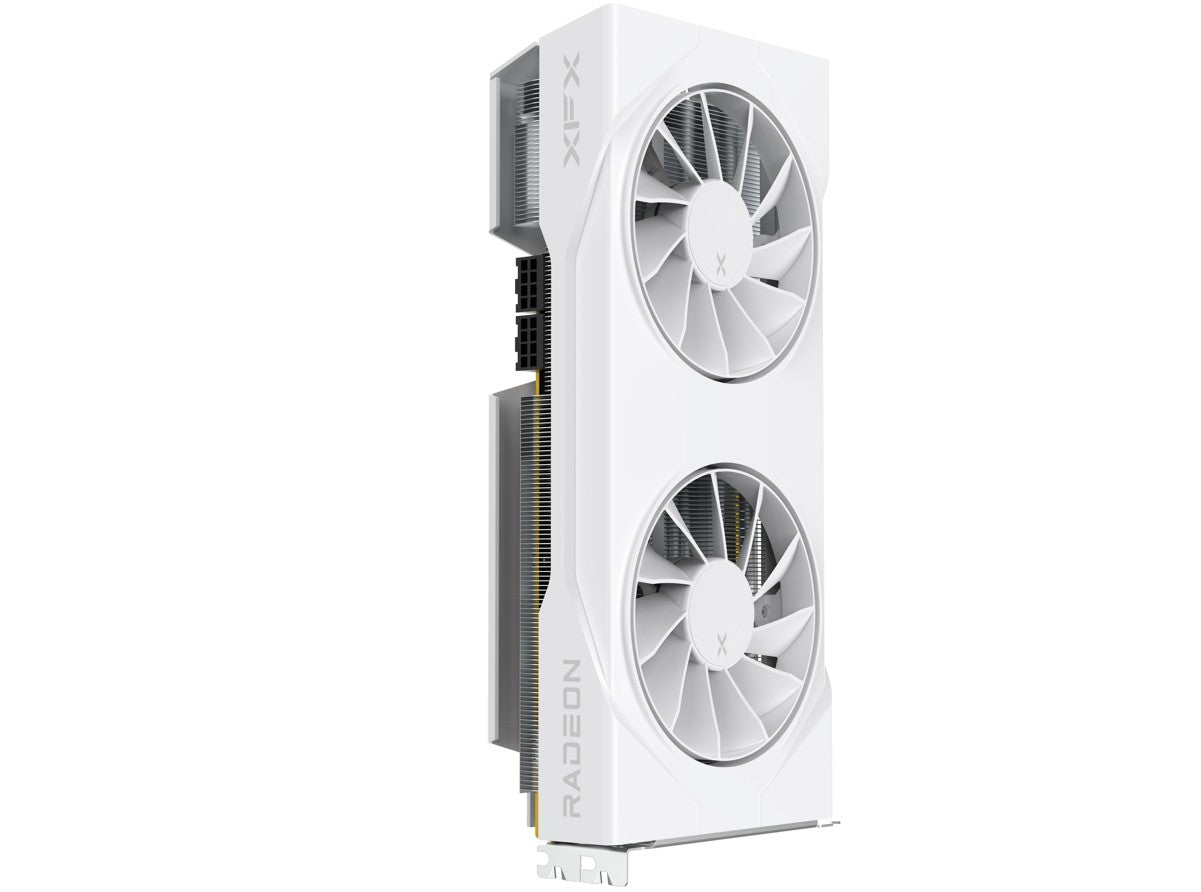 XFX Swift AMD Radeon RX 9070 OC White Dual Fan Gaming Edition with 16GB GDDR6 HDMI 3xDP, AMD RDNAâ„¢ 4 (RX-97SWFT2WQ)