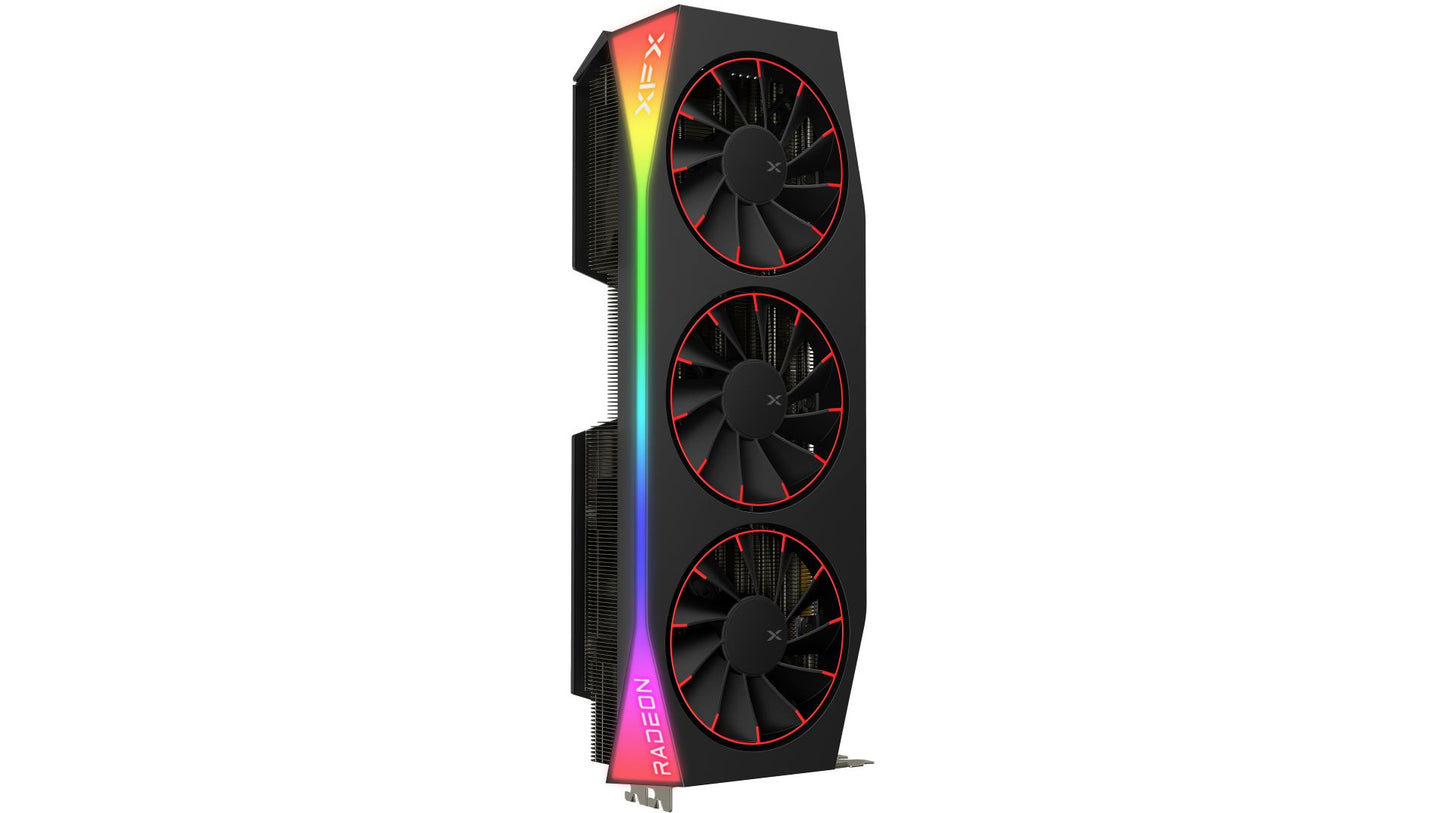 XFX Mercury AMD Radeon RX 9070XT OC Magnetic Air Edition with RGB 16GB GDDR6, HDMI 3xDP, AMD RDNAâ„¢ 4 (97TMARGB9)