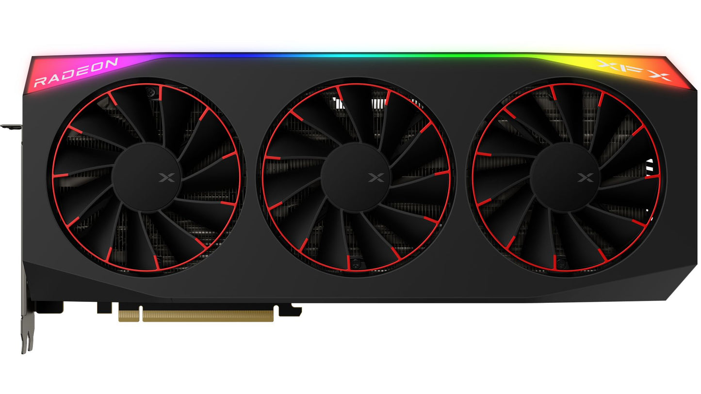 XFX Mercury AMD Radeon RX 9070XT OC Magnetic Air Edition with RGB 16GB GDDR6, HDMI 3xDP, AMD RDNAâ„¢ 4 (97TMARGB9)