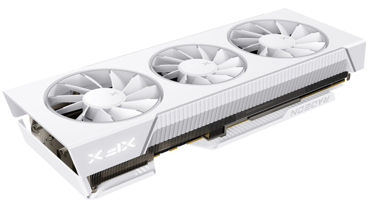 XFX Mercury AMD Radeon RX 9070XT OC White Magnetic Air Edition with RGB 16GB GDDR6 HDMI 3xDP, AMD RDNAâ„¢ 4 (RX-97TMARGW9)