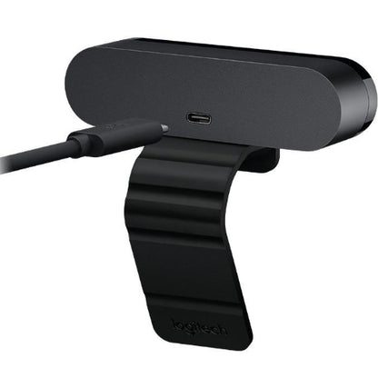 Logitech BRIO 4K Ultra HD Webcam — HDR, RightLight 3, 5x HD Zoom, Auto Focus, Infrared Sensor