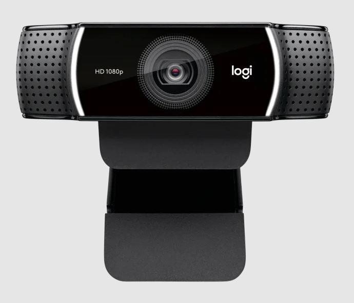 Logitech C922 Pro Stream Full HD Webcam 30fps at 1080p Autofocus Light Correctio