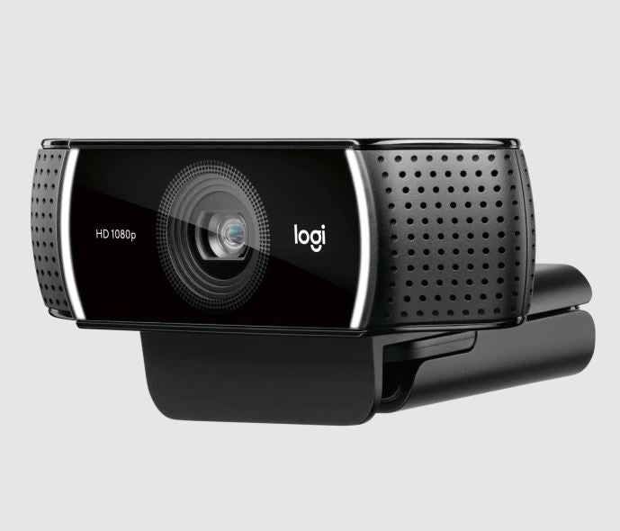 Logitech C922 Pro Stream Full HD Webcam 30fps at 1080p Autofocus Light Correctio