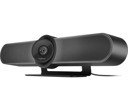 Logitech MeetUp 4K Conferencecam with 120-degree FOV & 4K Optics HD Video & Audio Conferencing Camera System for Small Meeting Rooms