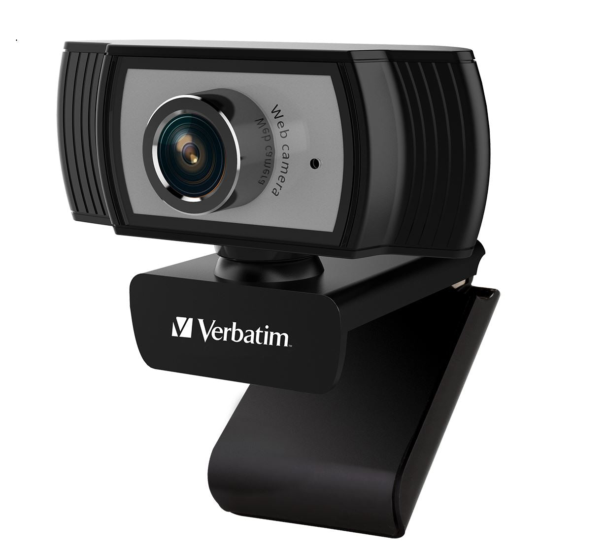 Verbatim 1080p Full HD Webcam - Black/Silver FHD 1920x1080, 2.0 Mega Pixels, Com