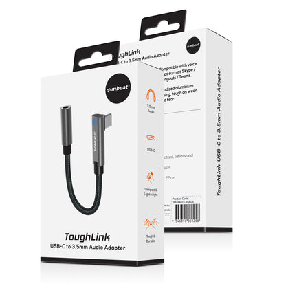 mbeat Elite USB-C to 3.5mm Audio Adapter - Add Headphone Audio Jack to USB-C Com image 1