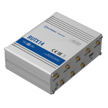 Teltonika 4G LTE CAT12 Industrial Cellular Router, Instant LTE Failover, Dual Ba image 1