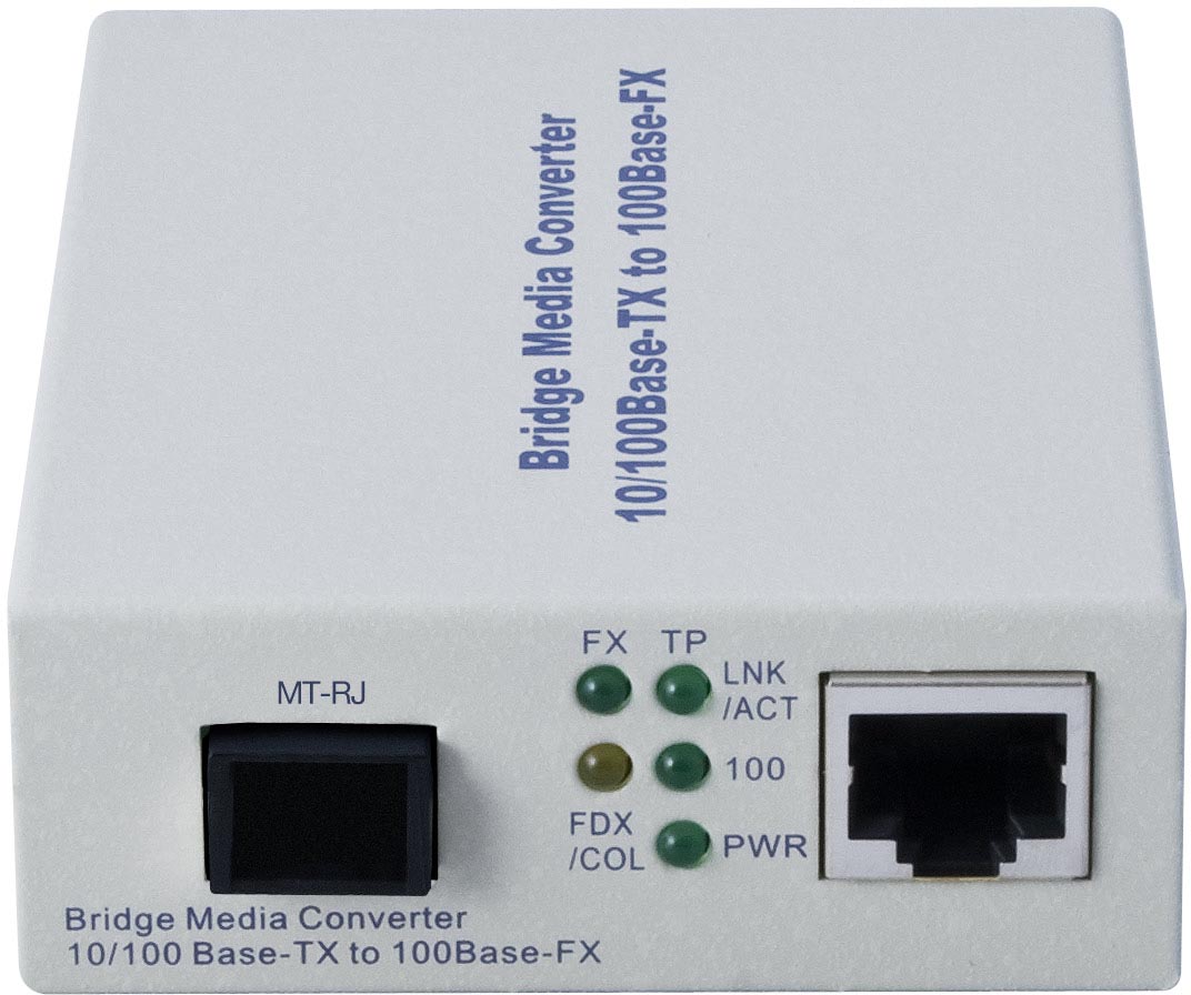 Alloy FCR200MT 10/100Base-TX to 100Base-FX Multimode Fibre (MT) Converter with L image 1