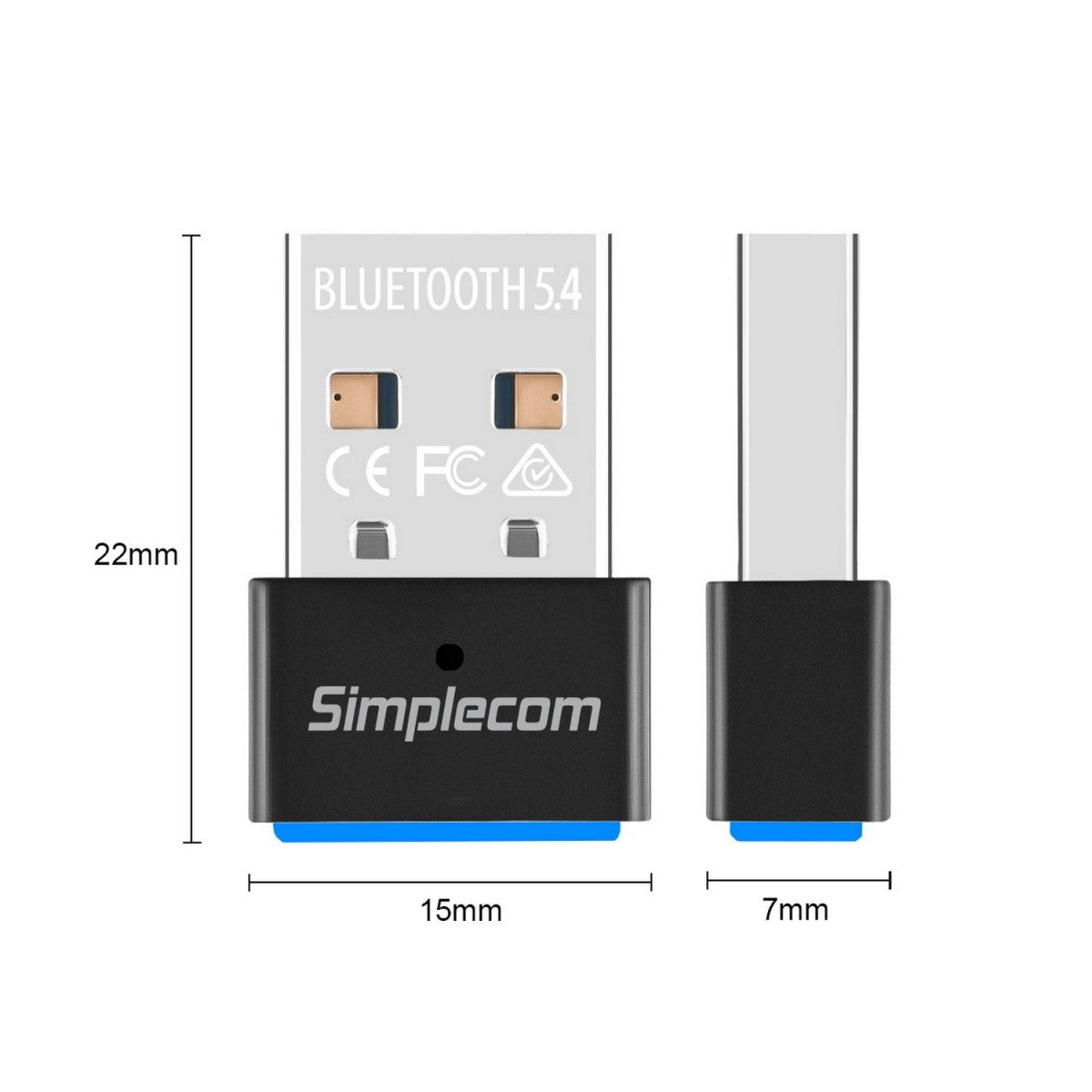 Simplecom NB540 USB Bluetooth 5.4 Adapter Wireless Dongle image 1