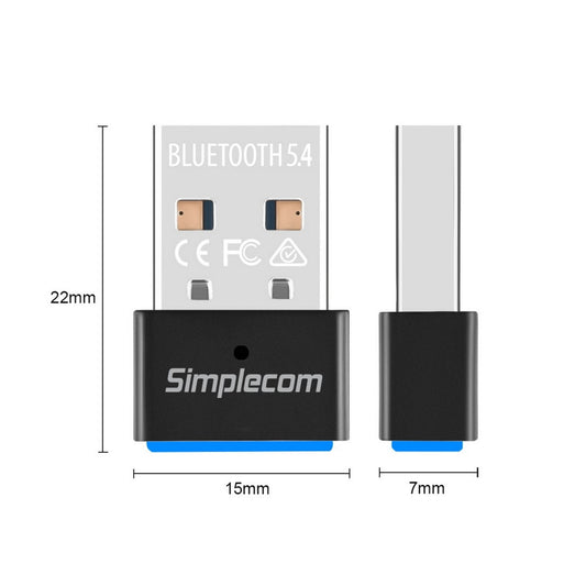 Simplecom NB540 USB Bluetooth 5.4 Adapter Wireless Dongle image 1