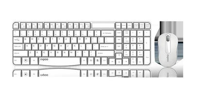 RAPOO X1800S 2.4GHz Wireless Optical Keyboard Mouse Combo Black - 1000DPI Nano R image 0