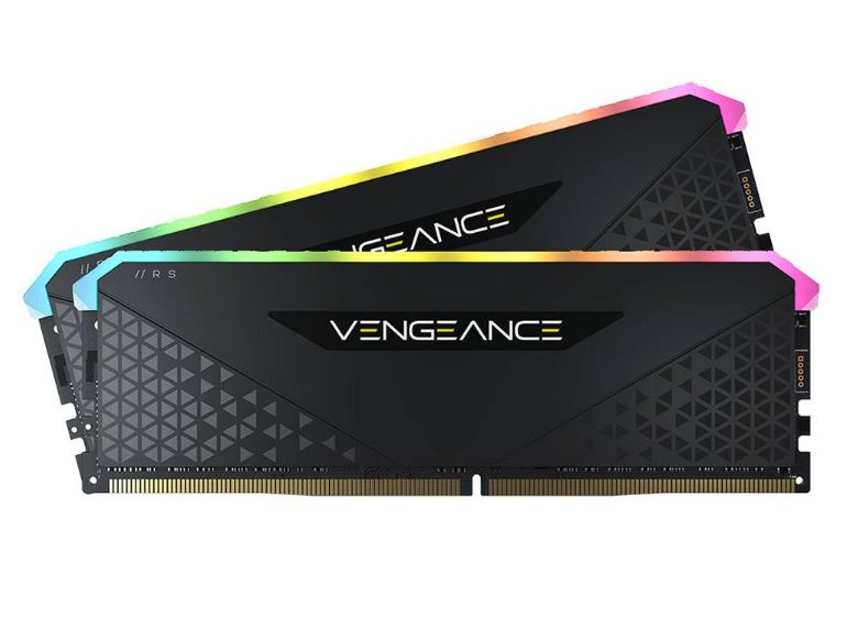 Corsair Vengeance RGB RS 32GB (2x16GB) DDR4 3200MHz C16 16-20-20-38 Black Heatsp image 1