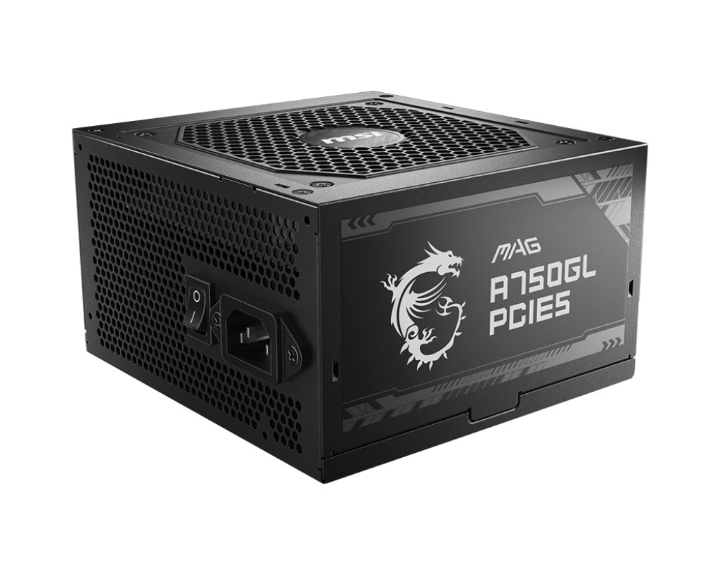 MSI MAG A750GL PCIE5 750W Up to 90% (80 Plus Gold) ATX Power Supply Unit, PFC, 1 image 2