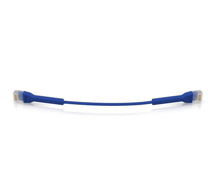 Ubiquiti UniFi Patch Cable Single Unit, 1m, Blue, End Bendable to 90 Degree, RJ4 image 2