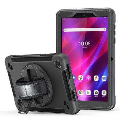 Generic Rugged Lenovo Tab M8 (4th Gen) (8') (TB-300) Case Black - Built-in-Kicks image 0