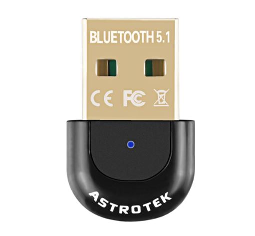Astrotek Mini USB Bluetooth Receiver Dongle Wireless Adapter V5.0 3Mbps for PC L image 0