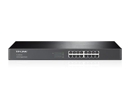 TP-Link TL-SG1016D 16-Port Gigabit Desktop/Rackmount Unmanaged Switch Energy-eff image 0