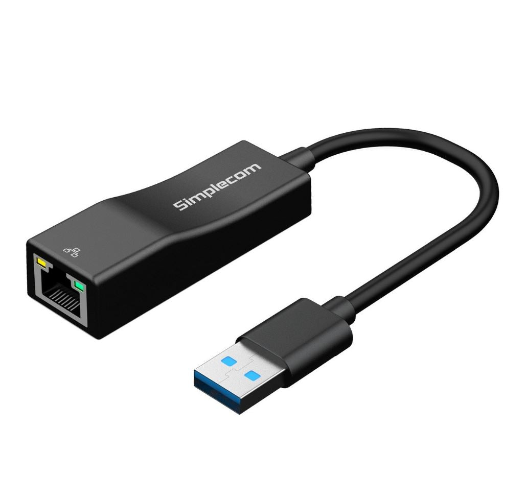Simplecom NU302 SuperSpeed USB 3.0 to RJ45 Gigabit 1000Mbps Ethernet Network Ada image 0