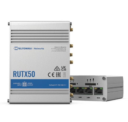 Teltonika Industrial 5G Router, 5G dual SIM cellular, 5 Gigabit Ethernet ports, image 3