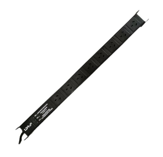 LDR 8-Port 10A Power Distribution Unit AU Approved - 8x 3-Pin AU/NZ Outlets/Slot image 0