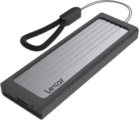 Lexar E6 M.2 SSD Enclosure, Supports M.2 NVMe SSD USB 3.2 Gen 2 high-speed inter image 0