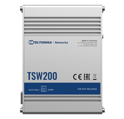 Teltonika Industrial PoE+ Ethernet Switch, 2x SFP ports, 8x PoE+ ports with spee image 0