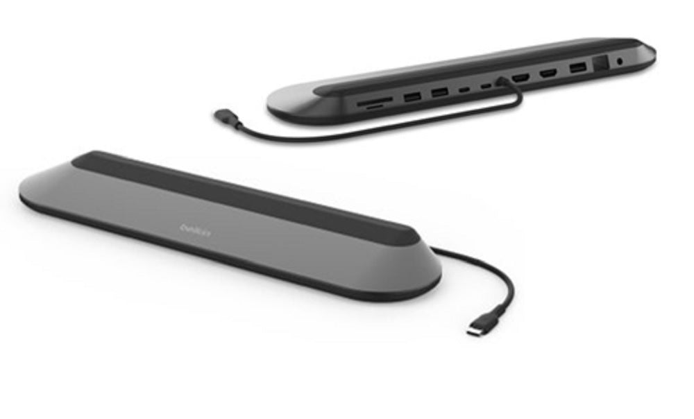 Belkin Connect USB-C 11-in-1 universal Docking Station - Grey (INC014btSGY), Dua image 0