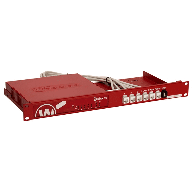 Rackmount.IT Rack Mount Kit for WatchGuard Firebox T25, T45 & T45-POE, 1U image 0