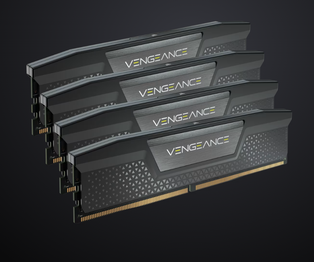 Corsair VENGEANCE® RGB 192GB (4x48GB) DDR5 DRAM 5200MT/s CL38 Memory Kit — Bl image 0