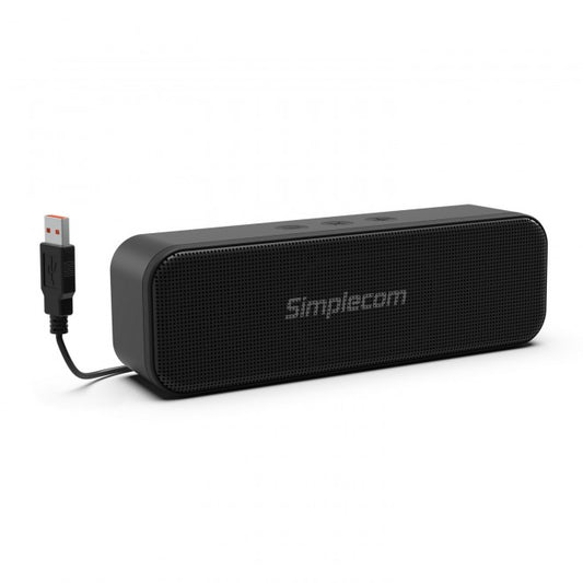 Simplecom UM228 Portable USB Stereo Soundbar Speaker Plug and Play with Volume C image 0