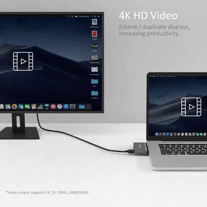 mbeat®  Essential Pro  5-IN-1 USB- C Hub ( 4k HDMI Video, USB-C PD Pass Thro image 3