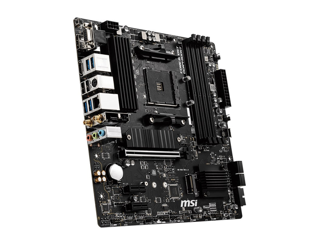MSI B550M PRO-VDH WIFI AM4 MATX MB 4xDDR4 3xPCIE 2xM.2 HDMI VGA DP RAID LAN 4xSA image 2