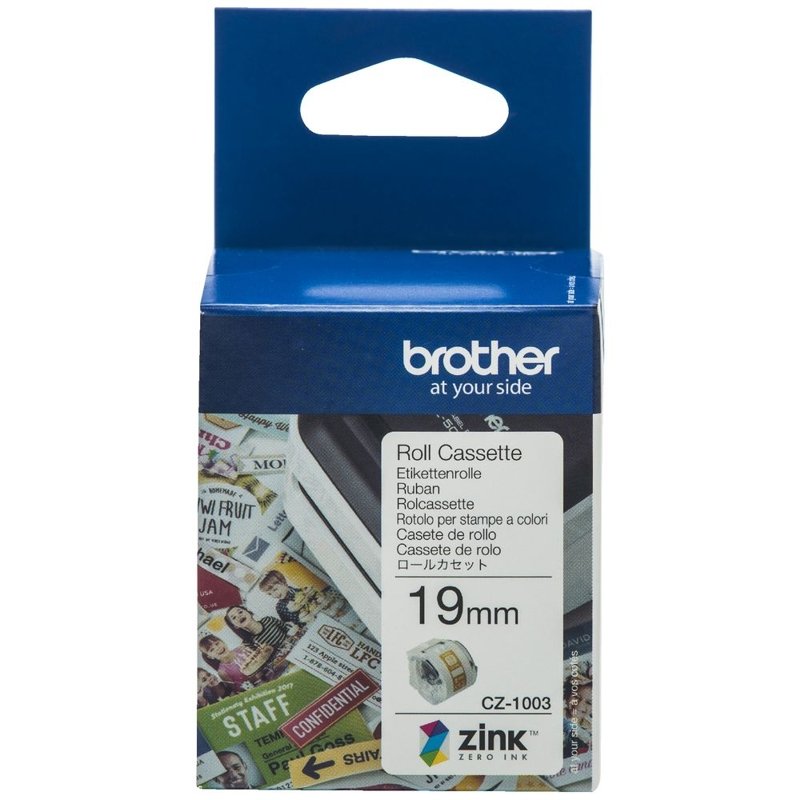 Brother CZ-1003 19mm Cassette Roll, 5m Length image 0