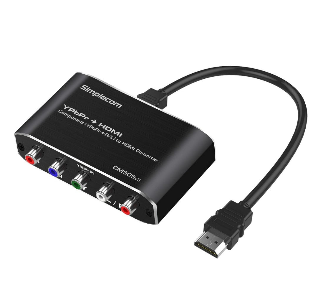 Simplecom CM505v3 Component (YPbPr + Stereo R/L) to HDMI Converter Full HD 1080p image 1