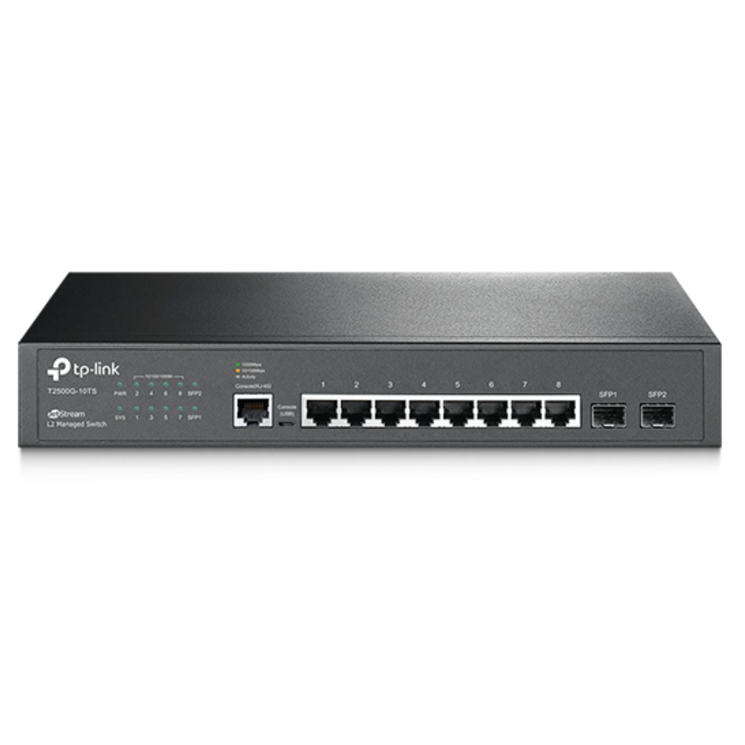 TP-Link TL-SG3210  JetStream 8-Port Gigabit L2 Managed Switch with 2 SFP Slots O image 1