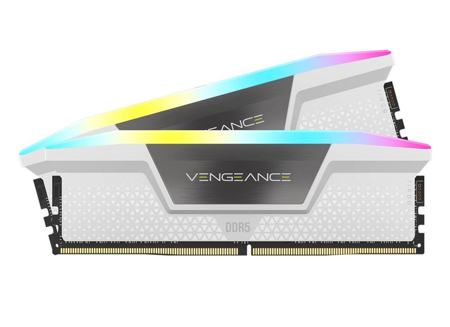 Corsair Vengeance RGB 32GB (2x16GB) DDR5 UDIMM 5600MHz C36 1.25V Desktop Gaming image 1