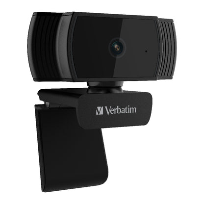 Verbatim Webcam Full HD 1080P with Auto Focus - Black image 2
