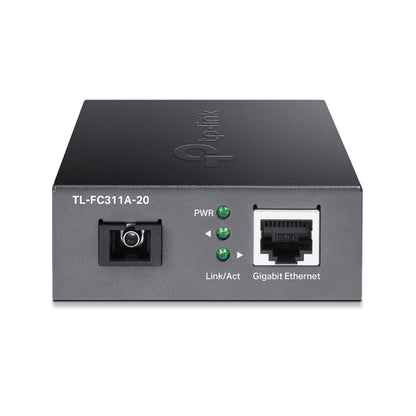 TP-Link TL-FC311A-20 Gigabit WDM Media Converter - IEEE 802.3u 1550nm 20KM 9/125 image 1