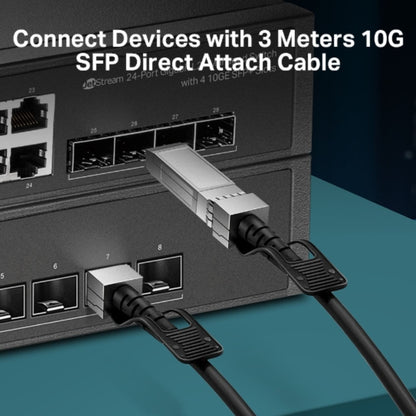 TP-Link SM5220-3M 3 Meter 10G SFP+ Direct Attach Cable, Drives 10 Gigabit Ethern image 2