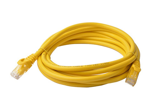 8Ware CAT6A Cable 3m - Yellow Color RJ45 Ethernet Network LAN UTP Patch Cord Sna image 1