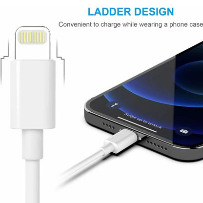 USP Lightning to USB-A Cable (2M) White - Quick Charge & Connect, 2.4A Rapid Cha image 2