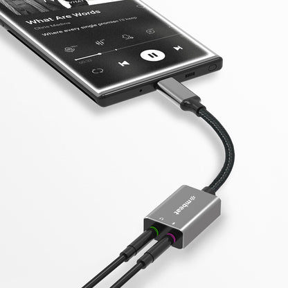 mbeat Elite USB-C to 3.5mm Audio and Microphone Adapter -  Adds Headphone Audio image 2