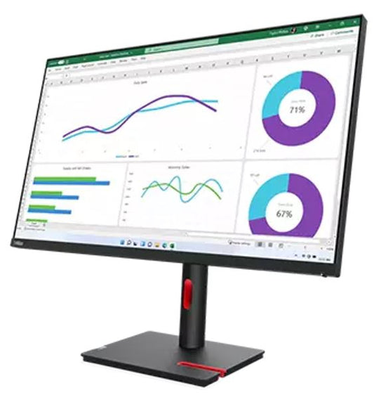 LENOVO ThinkVision T32H-30 31.5'/32' 60Hz QHD Monitor 2560 x 1440 16:9 4ms IPS H image 1