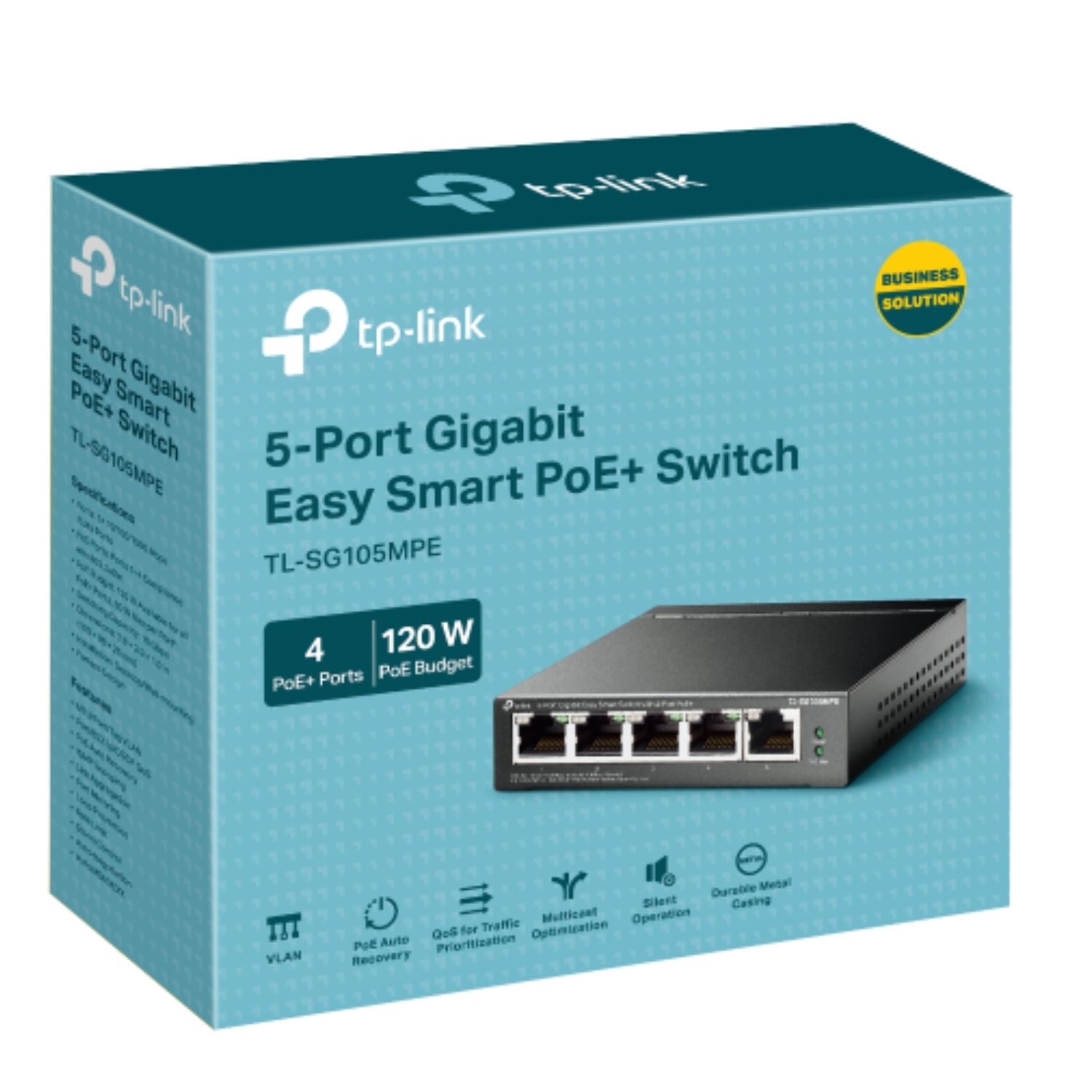 TP-Link TL-SG105MPE 5-Port Gigabit Easy Smart Switch with 4-Port PoE+ image 3