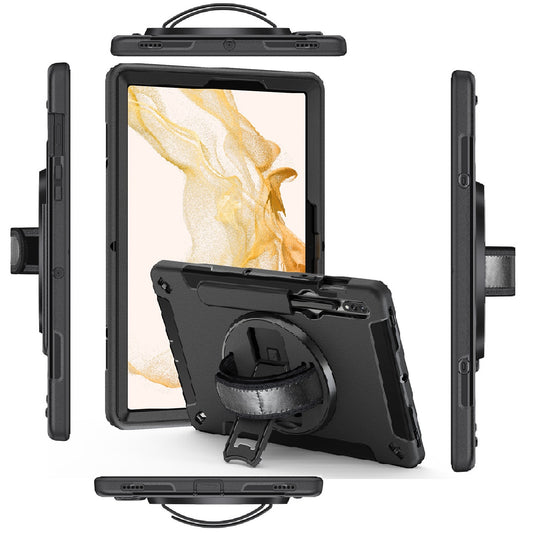Generic Rugged Samsung Galaxy Tab S10+/ Tab S9+ / Tab S9 FE+ (12.4') Case Black image 0