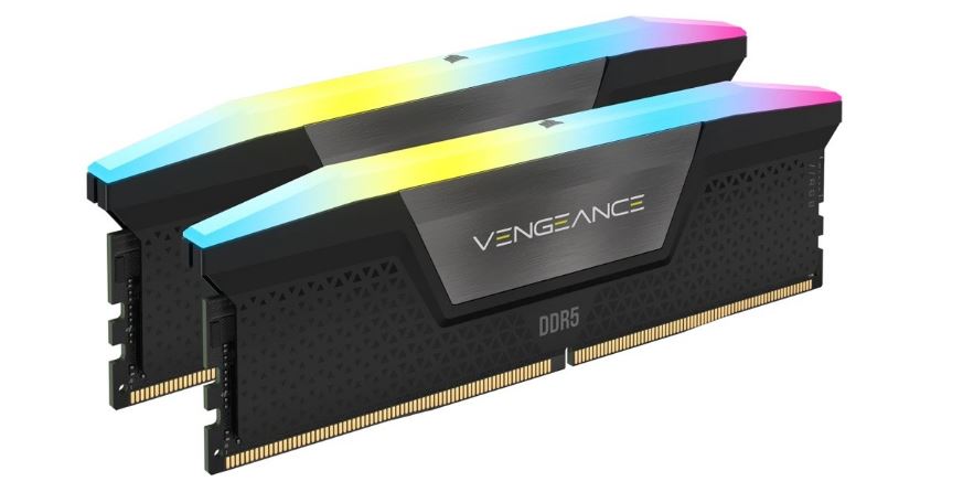 Corsair Vengeance RGB 32GB (2x16GB) DDR5 UDIMM 6000MHz C36 1.4V Desktop Gaming M image 1